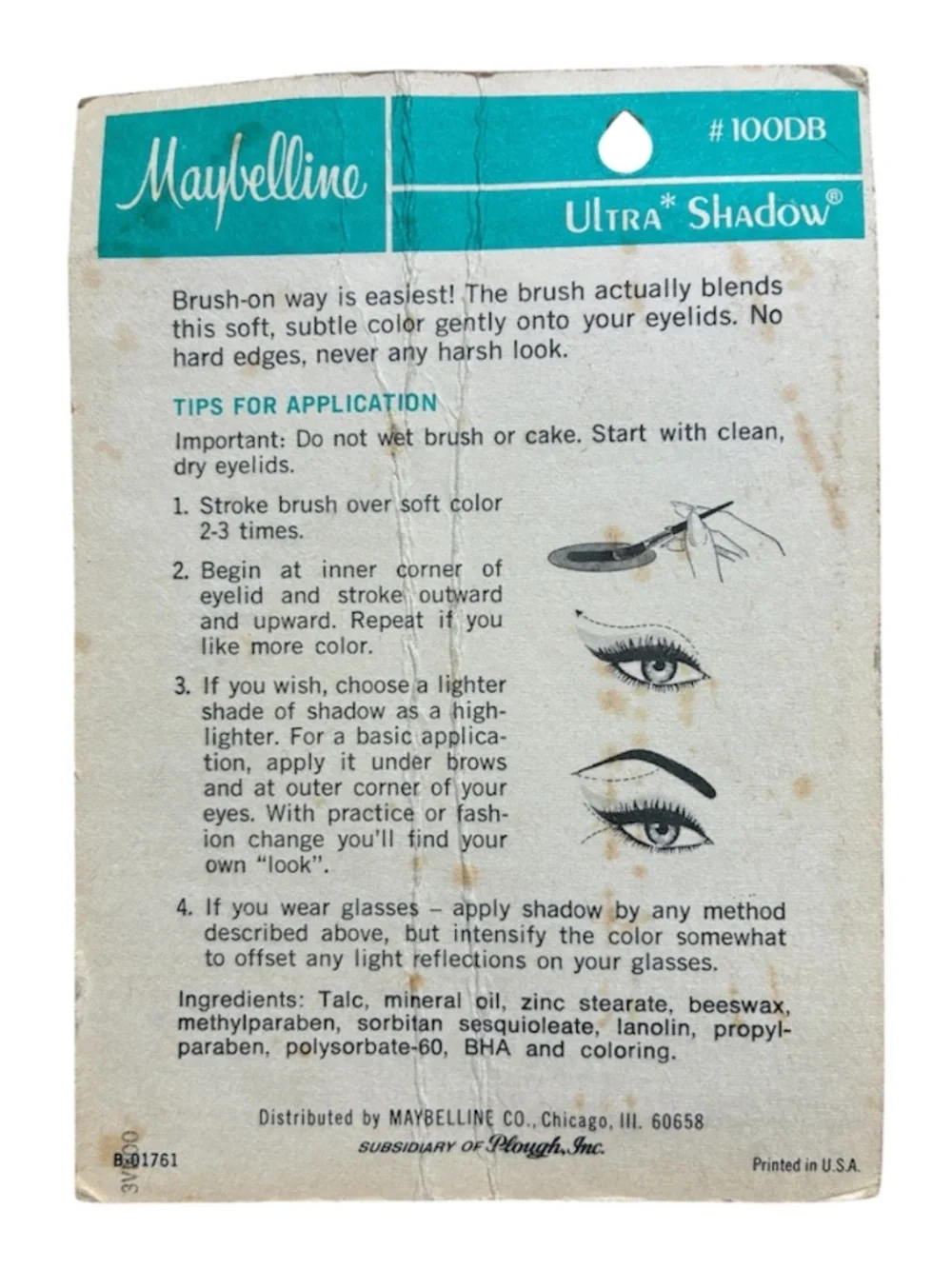 Maybelline Ultra Shadow Eye Shadow - Jade Green Vintage New